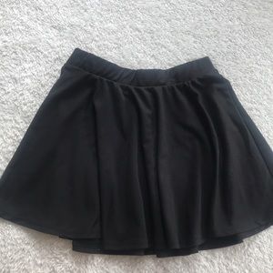 Black Skater Skirt / Circle Skirt